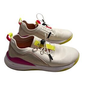 Clove Classic Nursing Shoes Women's 7 Lemon Aid Yellow Pink Healthcare Sneakers